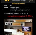 Abverkauf Haas Wohnwand (Nr. 2105509)